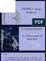 NIOSH Lifting Analysis: Presented By: Group 8