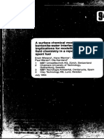 A Surface Chemical Model of The Bentonite-Water Interface and Its Implications For Modelling The Near Field Chemistry in A Repository For Spent Fuel