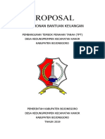 PROPOSAL Pengajuan Kedungprimpen BKD 2019