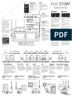 HX Stomp Cheat Sheet - Spanish PDF