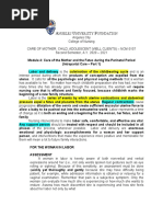 MODULE 4 - 1st Part INTRAPARTAL CARE