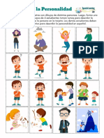 Talking About Personality in Spanish PDF Worksheet Hablando de Personalidad en Español Ejercicios.