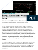 Sizing Accumulators For Arbitrary Moves - Hydraulics & Pneumatics