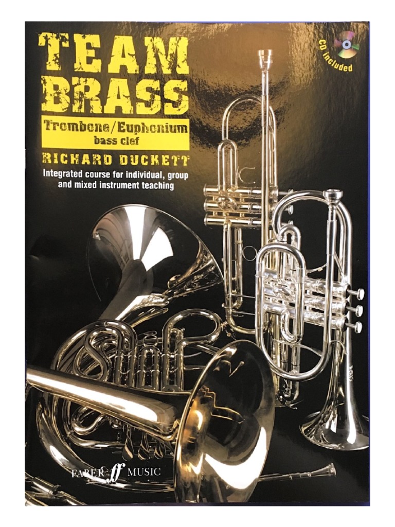 Team Brass Trombone Euphonium Bass Clef