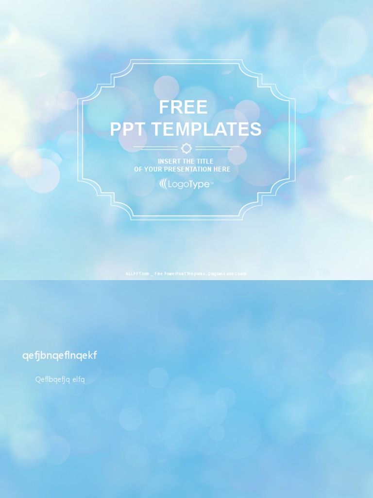 Free PPT Templates: Insert The Title of Your Presentation Here | PDF ...