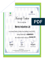 Merino Industries LTD: IGBCMP081076 December 2019