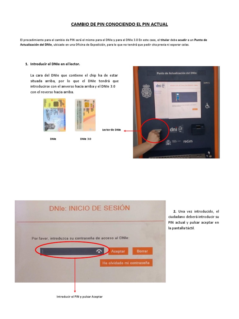 Cambio Pin Con Pin | PDF