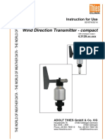 Wind Direction Transmitter - Compact: Instruction For Use