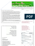 Bacaan Takbir Idul Adha Dan Idul Fitri Kang Mis PDF