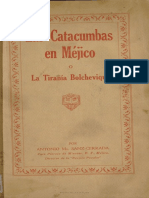 Las Catacumbas en Méjico Ó La Tiranía Bolchevique