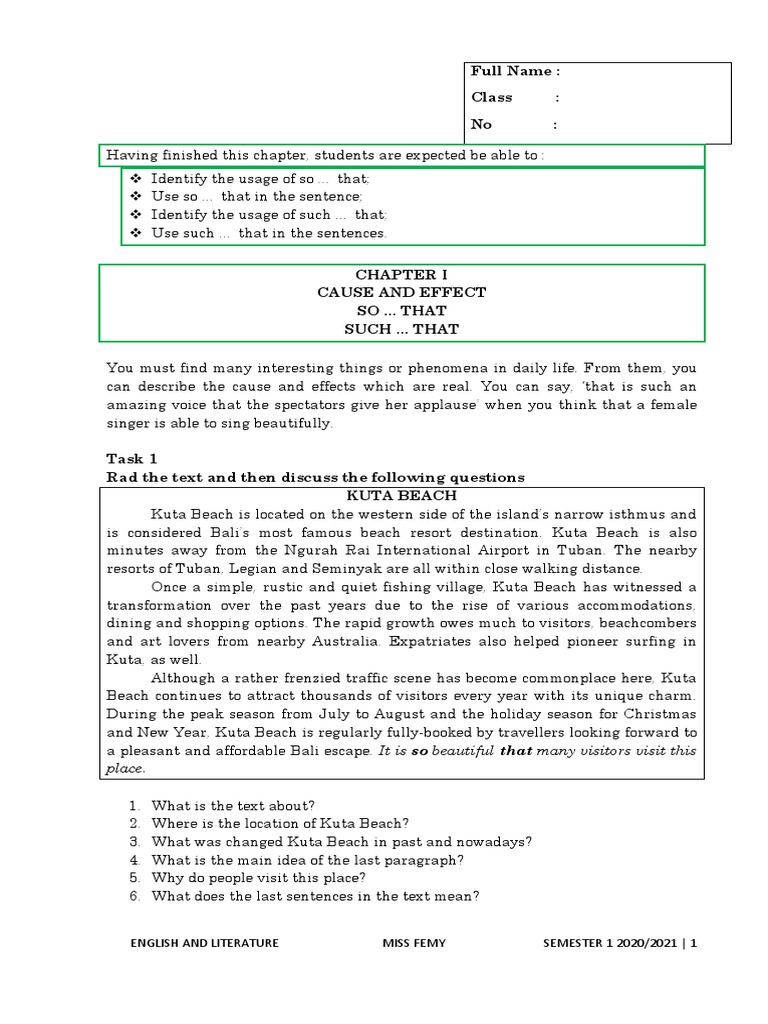 Understanding So...That and Such...That | PDF | Adverb | Adjective