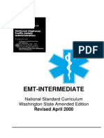 Washington State Intermediate Life Support Manual, Guidelines and Curriculum