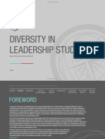 Diversity in Leadership Study: Year Two Executive Report