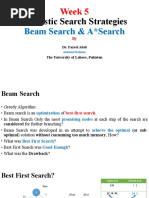 Lecture 5, Beam Search & A Estrick