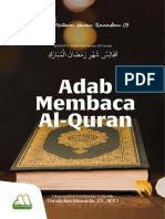 Adab Membaca Al-Qur'an - Ustadz Aris Munandar