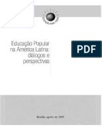 Educação Popular Na América Latina Desafios e Perspectivas PDF