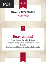 Aula 01 - Proteção Penal aos Interesses Sociais