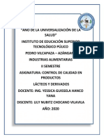 Resumén Reglamento de La Leche y Productos Lácteos PDF