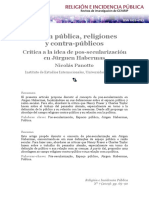 Panotto 2019 Razon Publica Religiones Contra Publicos PDF