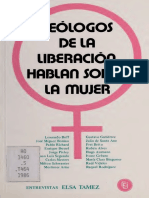 Teologos de La Liberacion Hablan Sobre Las Mujeres - Entrevistados Por Elsa Tamez PDF