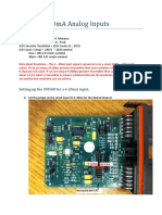 XM500 4 - 20ma Inputs