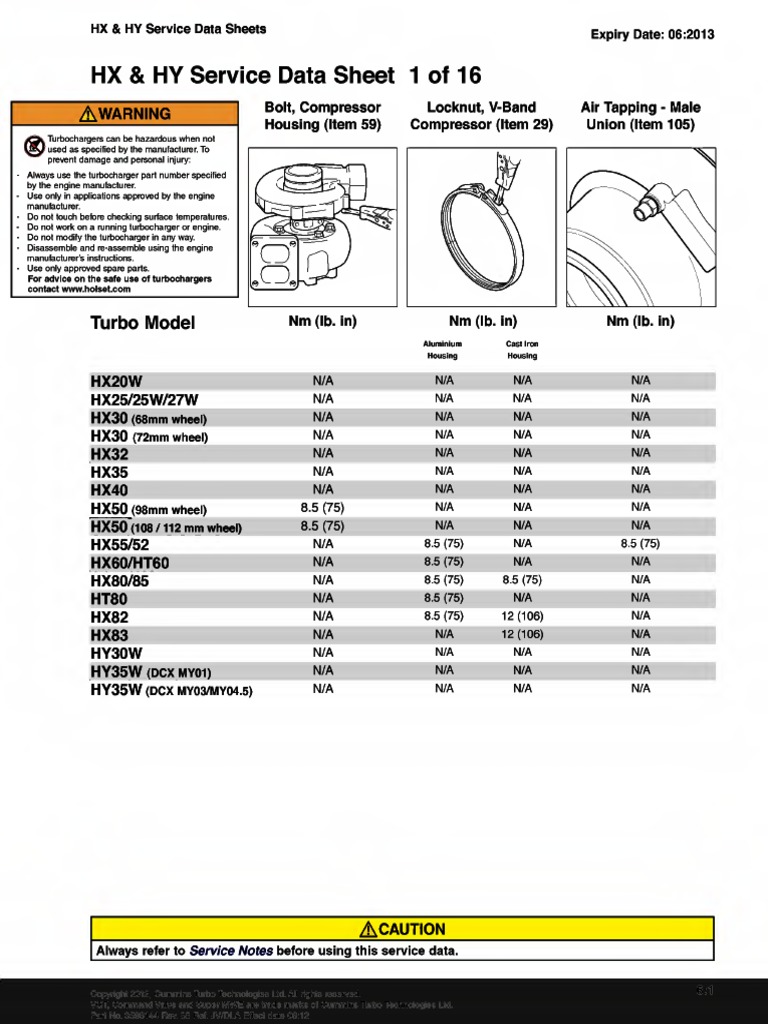 Holset Turbo PDF PDF