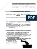 Democracia representativa versus participativa