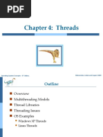 Chapter 4: Threads: Silberschatz, Galvin and Gagne ©2009 Operating System Concepts - 8 Edition