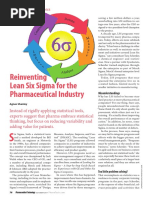 Reinventing Lean Six Sigma For Pharmacuticals Industry