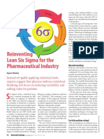 Reinventing Lean Six Sigma For Pharmacuticals Industry