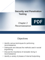 Computer Security and Penetration Testing: Reconnaissance