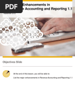 Overview of Enhancements in SAP Revenue Accounting and Reporting 1.1