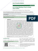 Bacteriological Aspects of Hand Washing: A Key For Health Promotion and Infections Control