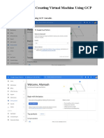 Documentation For Creating Virtual Machine Using GCP