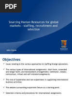 Sourcing HR For Global Markets