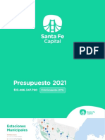 Presupuesto 2021 Municipalidad de Santa Fe