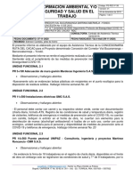 Informe Semanal N°27 (1 Al 7 de Noviembre 2020) Seg. Protocolo COVID-19