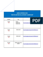 Agenda Conferencias Web PDF