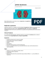 Nephrotic Vs Nephritic Syndrome