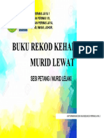 Buku Rekod Kehadiran Murid Lewat Hadir