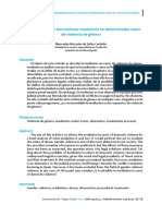 La Mediación Como Herramienta Resolutoria en Determinados Casos de Violencia de Género