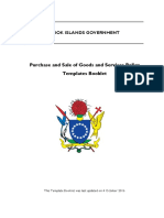 Purchase and Sale of Goods and Services Policy 2016 Template Booklet