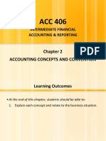Accounting Concepts and Convention: Intermediate Financial Accounting & Reporting