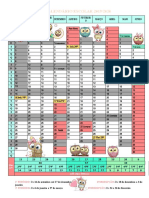 Calendário Marcação Testes