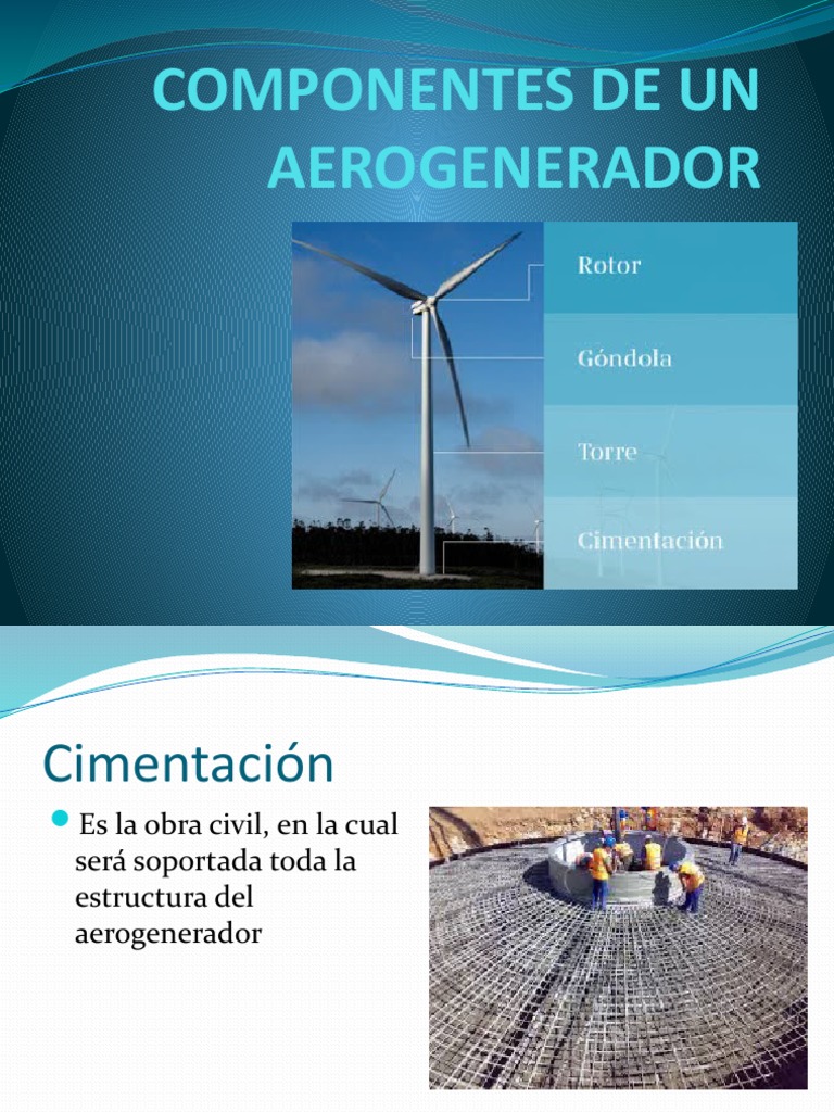 Componentes de Un Aerogenerador | PDF | Turbina eólica | Herida