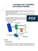 Instalacion Electrica Teleferico Con Paneles Solares