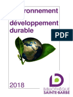 Environnementetdeveloppementdurablemaj2017nvplan PDF