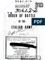 Order of Battle of The Italian Army (USA HQ G2 July 1943)