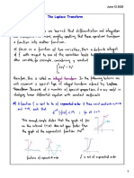 Laplace Transform Basic Principles 6/12/20