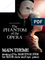 The Phantom of The Opera (SATB With Chords)